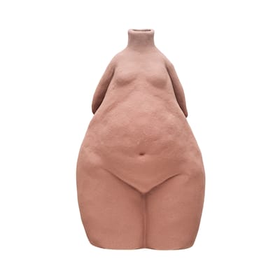 Stoneware Feminine Body Figure Vase