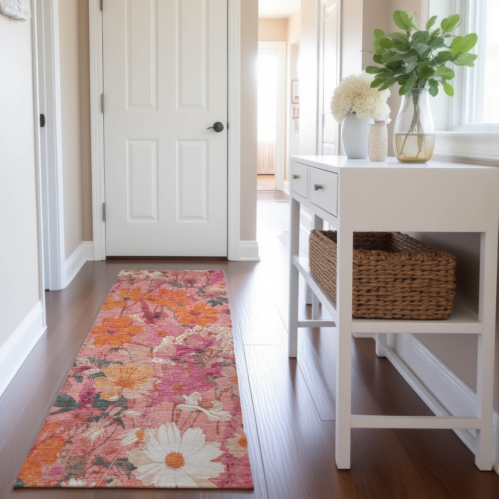 Premium Washable Super Soft Floral Mayfield Rug
