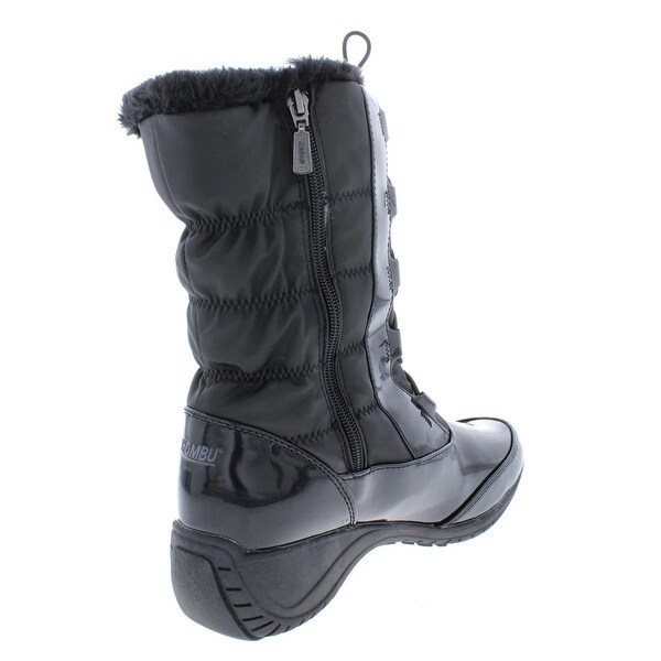 khombu boots shearling trim boot