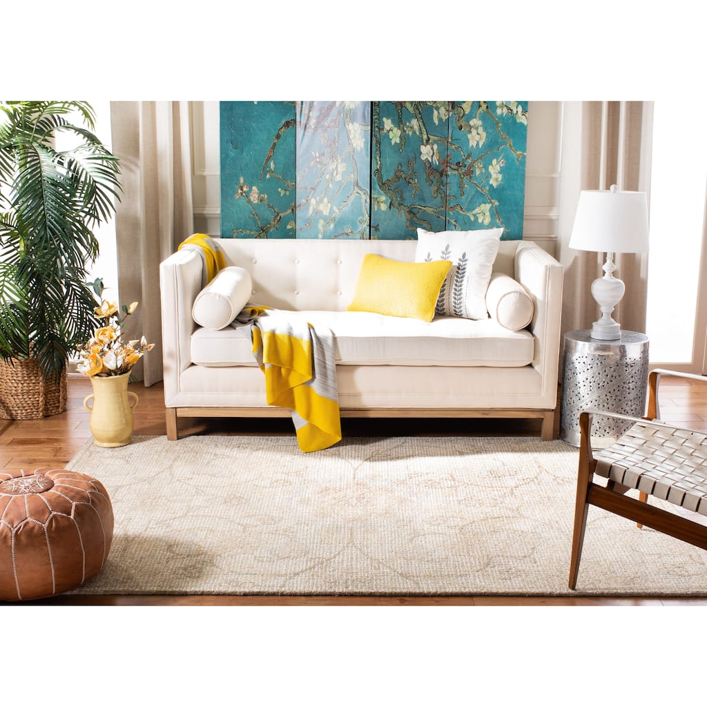 SAFAVIEH Handmade Abstract Gunjan Modern Wool Rug