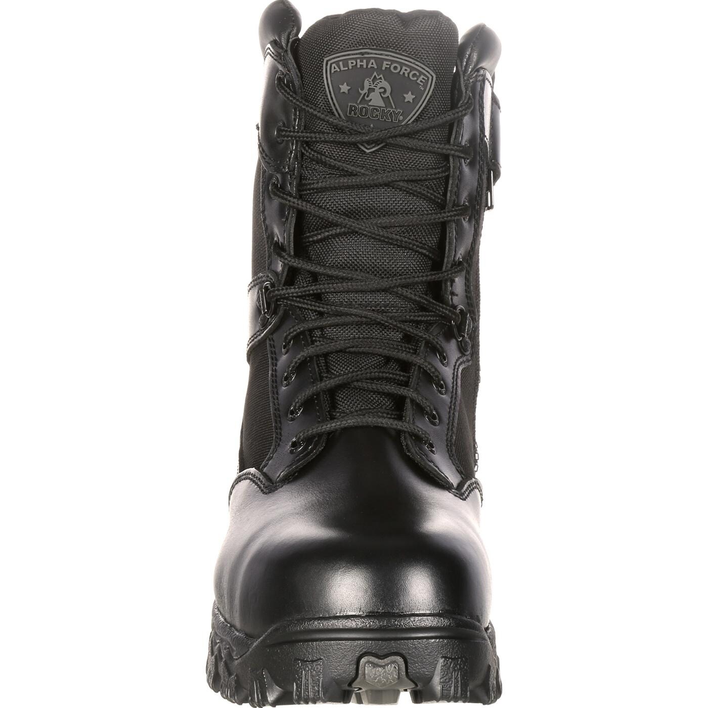 Shop Rocky Alphaforce Zipper Composite Toe Waterproof Public Service Boot 6173 Overstock 27538345