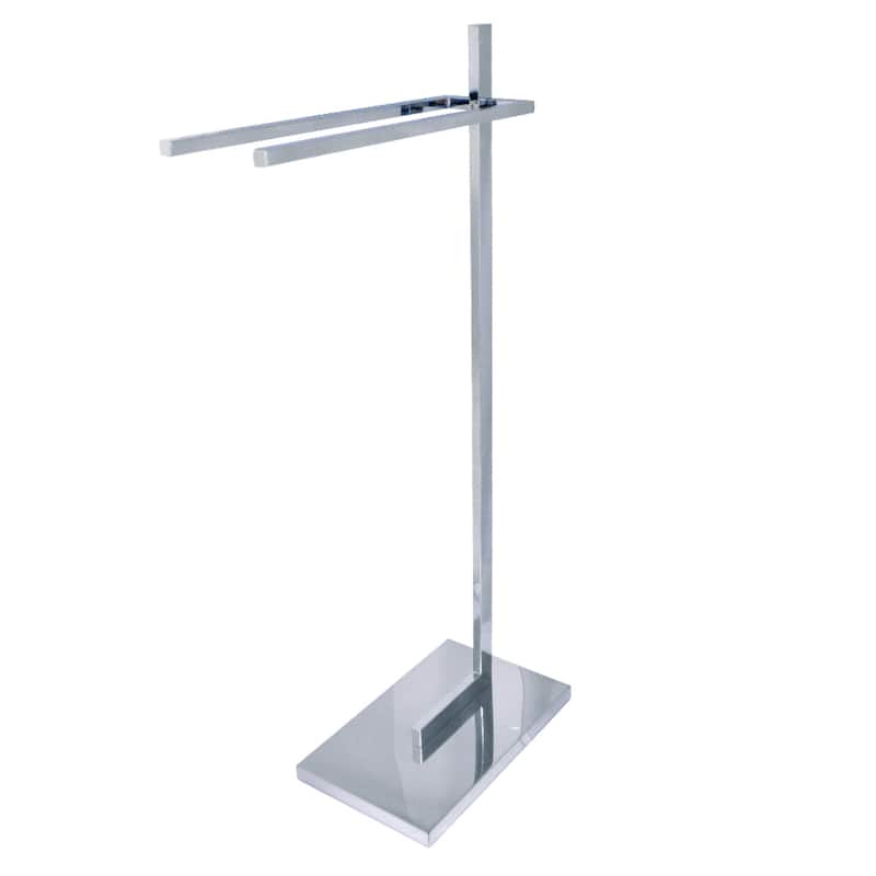 Kingston Brass Edenscape Freestanding Dual Towel Rack - Polished Chrome