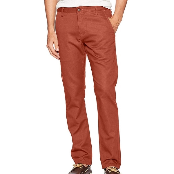 orange chinos mens