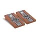 preview thumbnail 1 of 3, Southwestern Oklahoma State Bulldogs Rosewood Cornhole Board Set