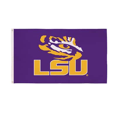 Louisiana State University Single Sided Flag w/ 2 Grommets, 3'x5'