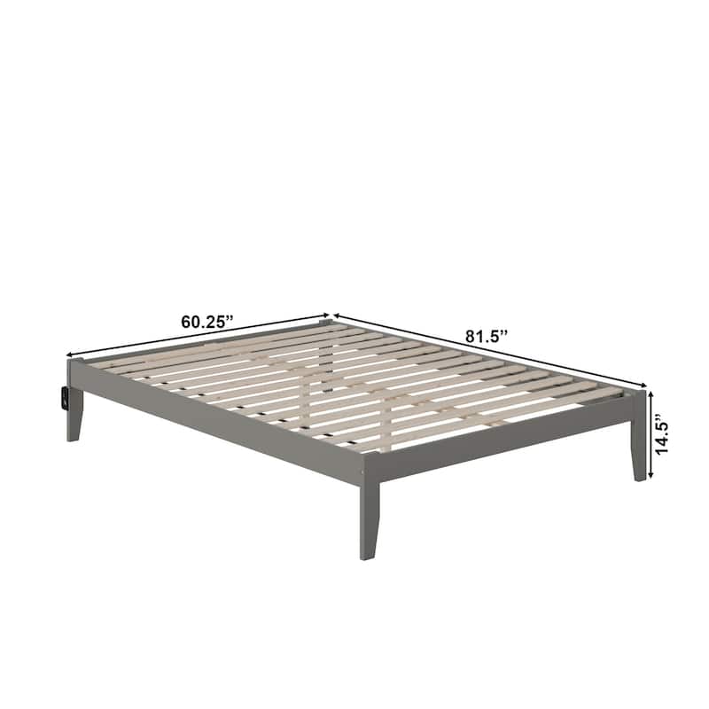 AFI Colorado Platform Bed with Charging Station