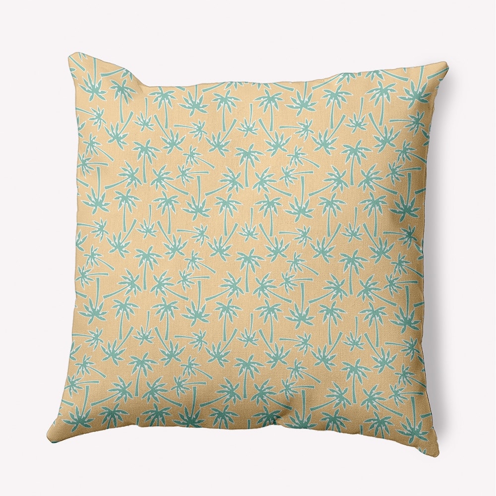 Palm Tree Pattern Decorative Throw Pillow
