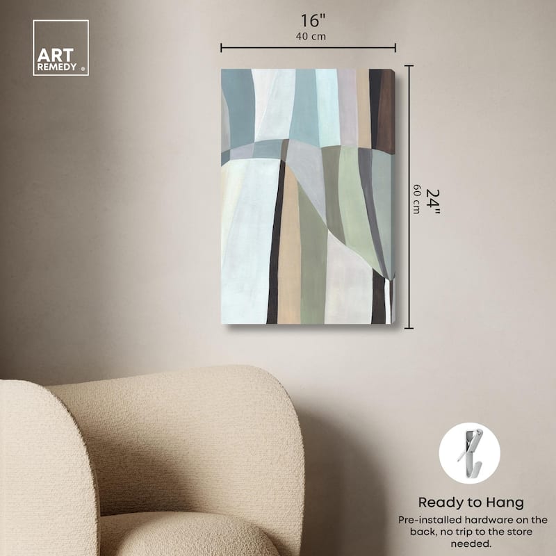 Abstract Fragments I Canvas by Art Remedy, Gallery Wrapped
