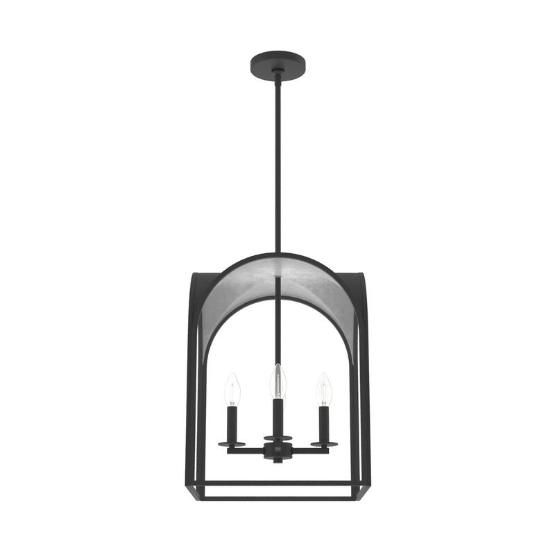 Hunter 15" Dukestown 4-Light Lantern Pendant - Kitchen Island, Dining Room, Entry - Contemporary, Industrial, Transitional