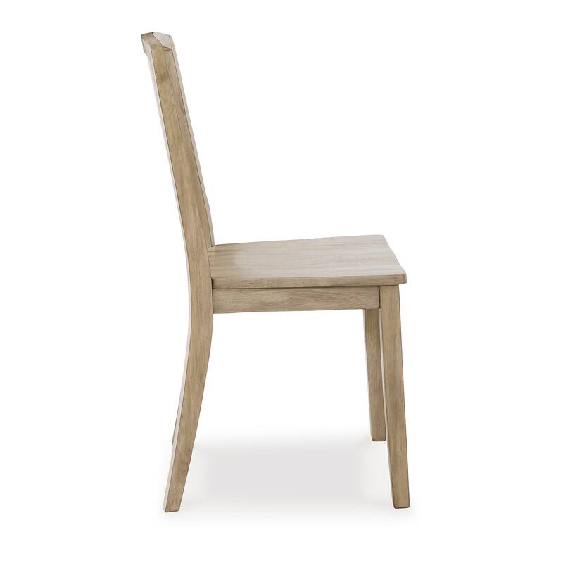 Signature Design by Ashley Gleanville Light Brown Dining Chair - 17"W x 21"D x 38"H