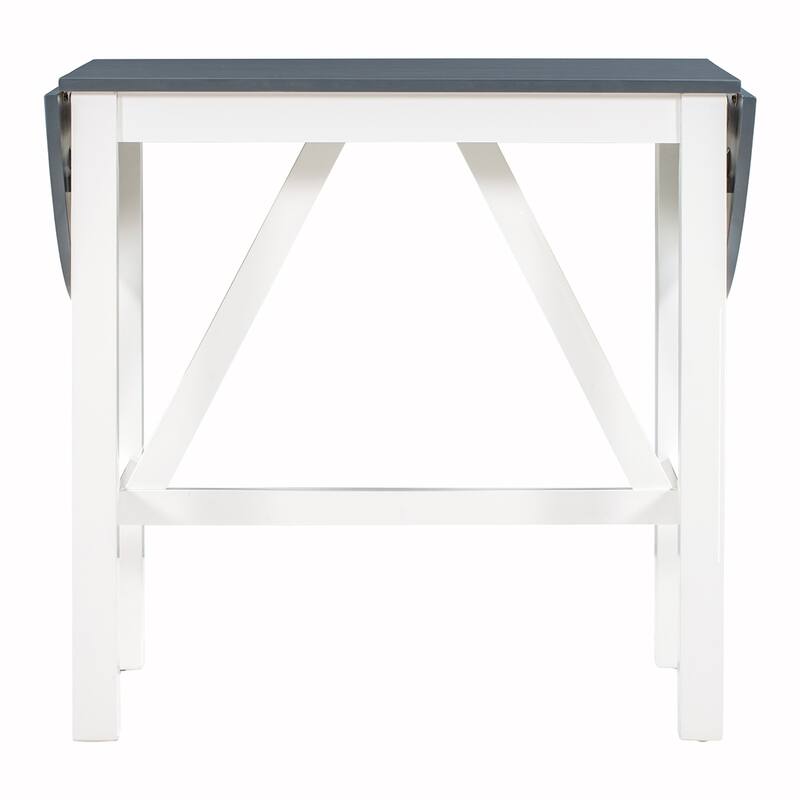 3PCS Drop Leaf Dining Table Set