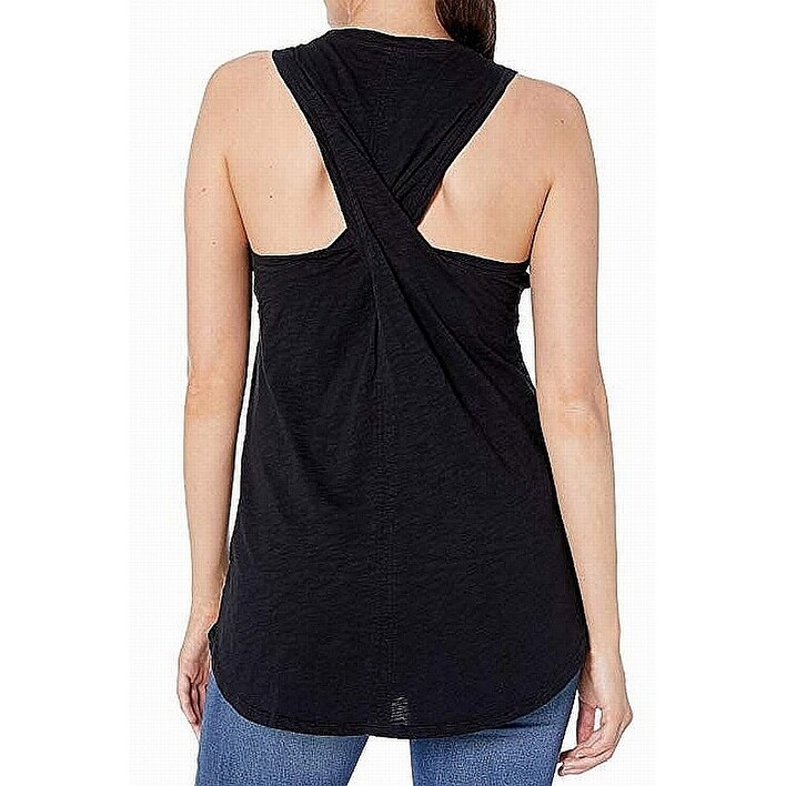 Shop Dylan By True Grit Womens Tank Top Black Size Small S Slub