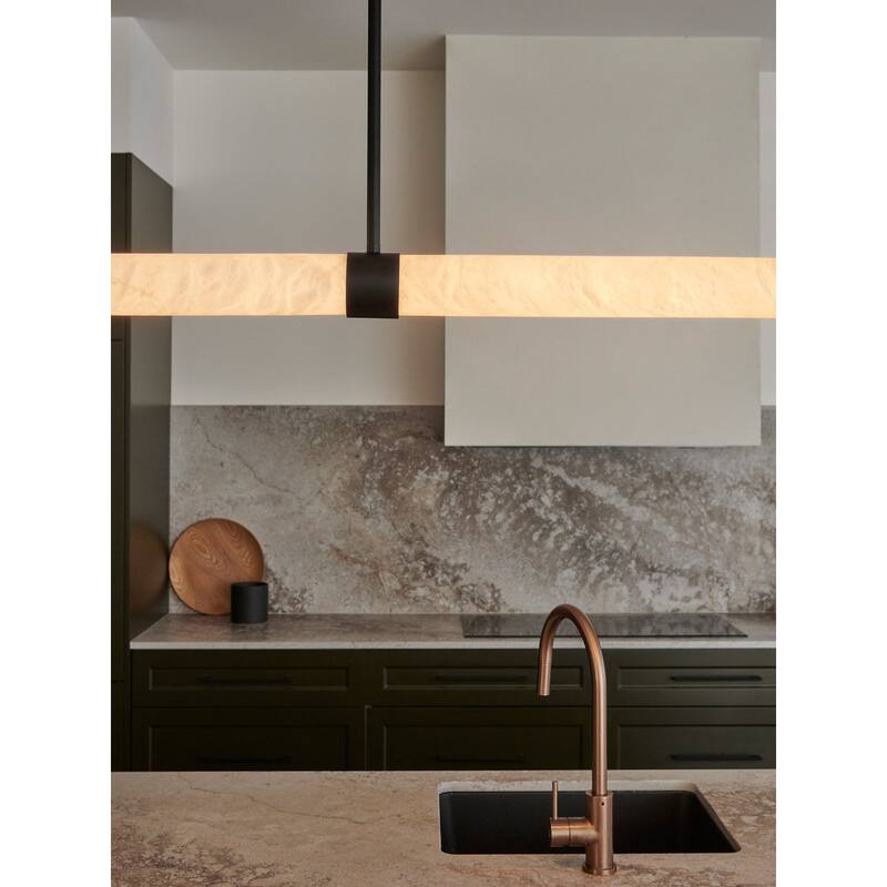 Beacon Lighting Luella LED Pendant with Spanish Alabaster Shade