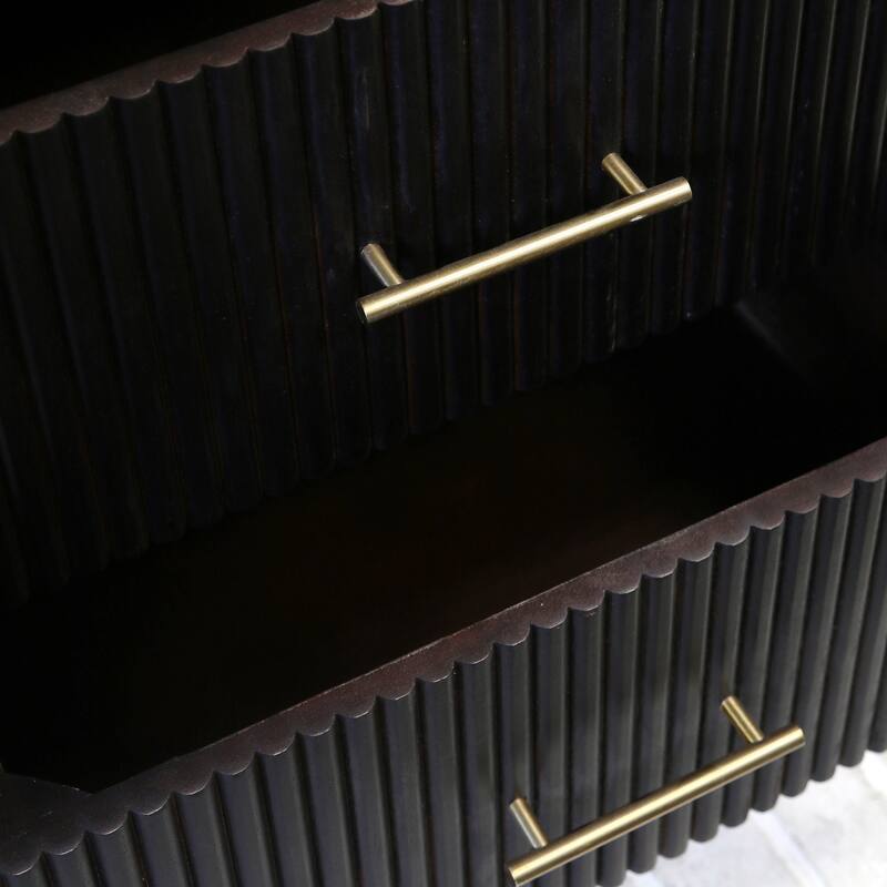 StyleCraft Lexington Sideboard - Ebony & Gold