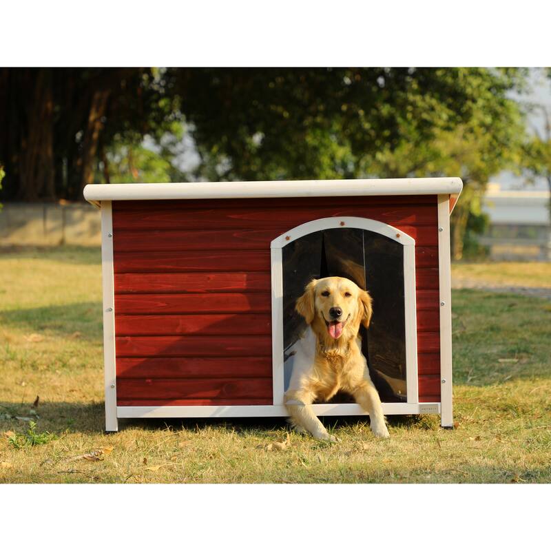 Wooden Dog Houses Weatherproof for Large Dog