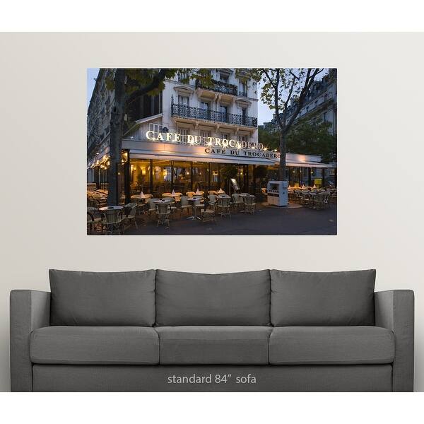 Shop Cafe Du Trocadero Paris Ile De France France Poster