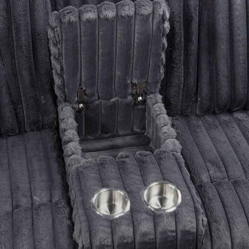 Brynda Corduroy 2-Piece Manual Double Reclining Sofa Sets