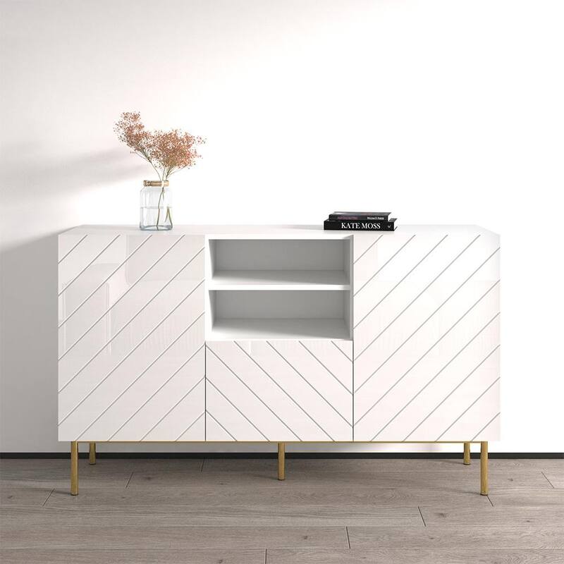 Abeto 59" Sideboard - White
