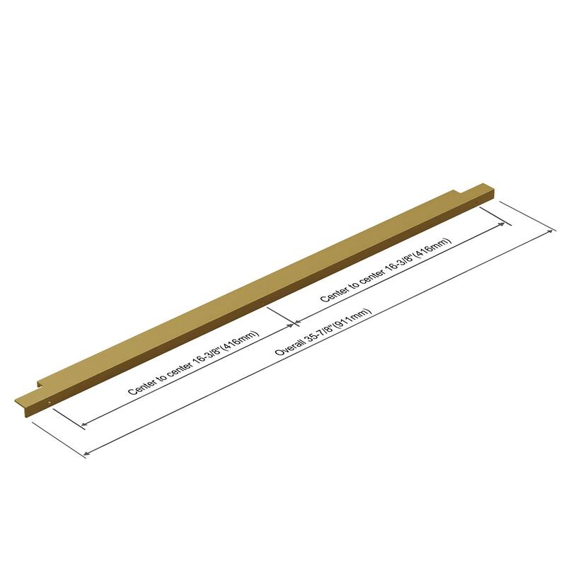Dowell Series 3063 Handles (35.8", 16.375" CTC), 3 Pack