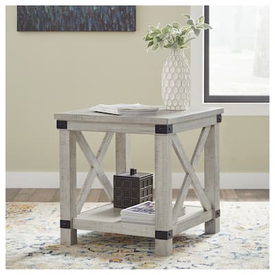 Signature Design by Ashley  Carynhurst Rectangular End Table - 24"W x 26"D x 25"H