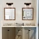 preview thumbnail 21 of 25, Fora Modern Farmhouse Glass Bathroom Vanity Light Dimmable Wall Sconce