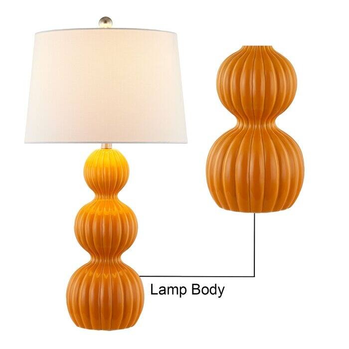 28" Ceramic Table Lamp Set (Set of 2)