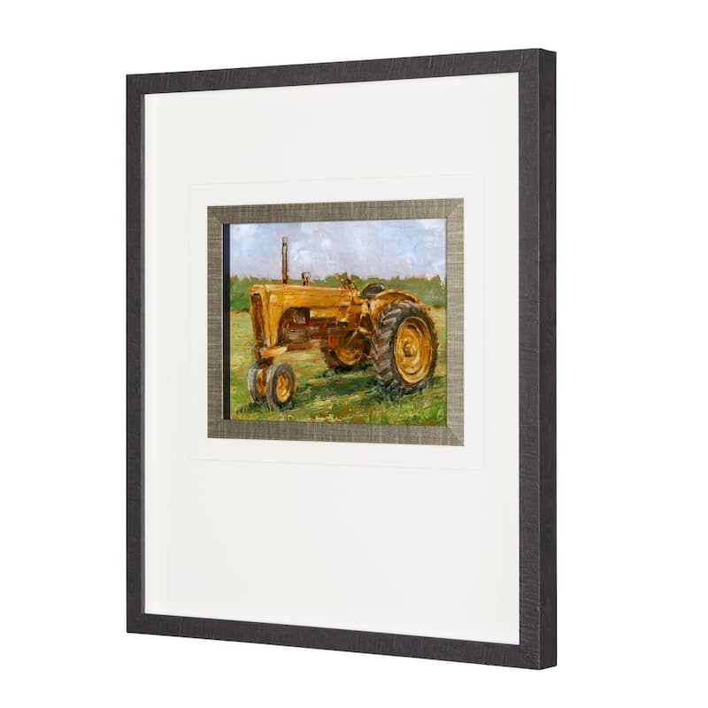 Rustic Tractors IV Framed Art Print