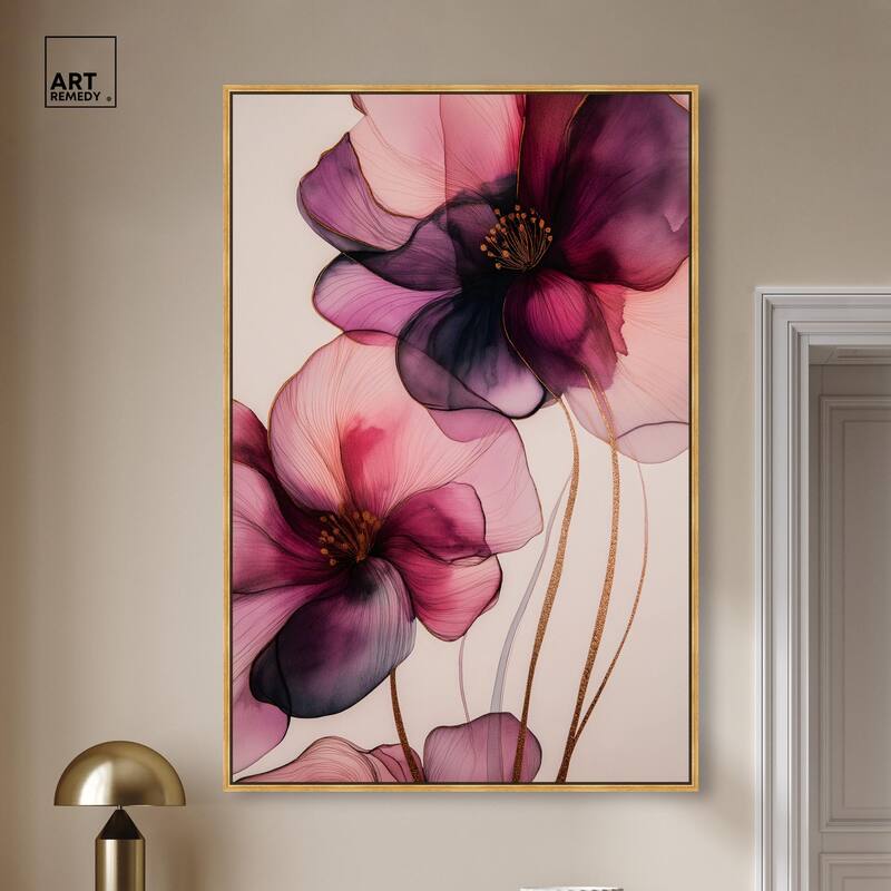 Velvet Verse III Canvas by Art Remedy