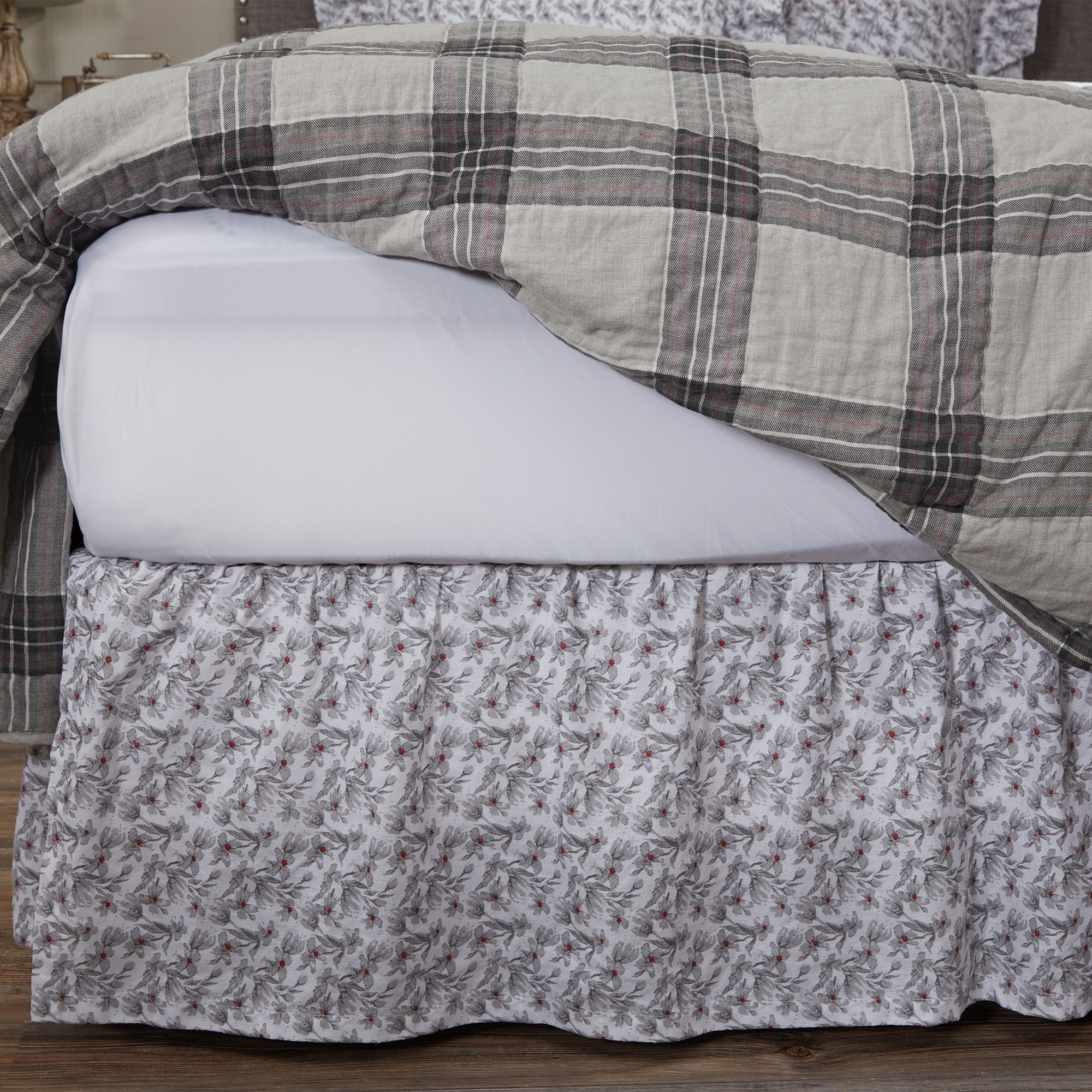 Twilight Floral King Bed Skirt
