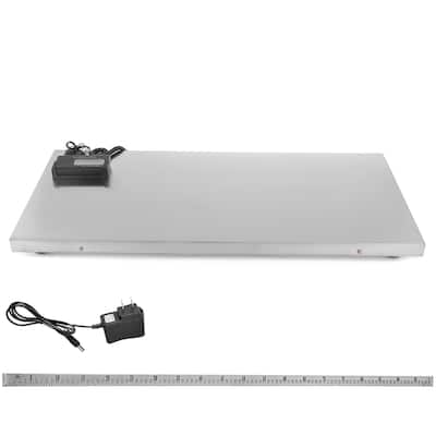 1100Lbs x 0.2Lbs Digital Livestock Scale Large Pet Vet Scale Stainless Steel Platform Electronic Postal Shipping Scale