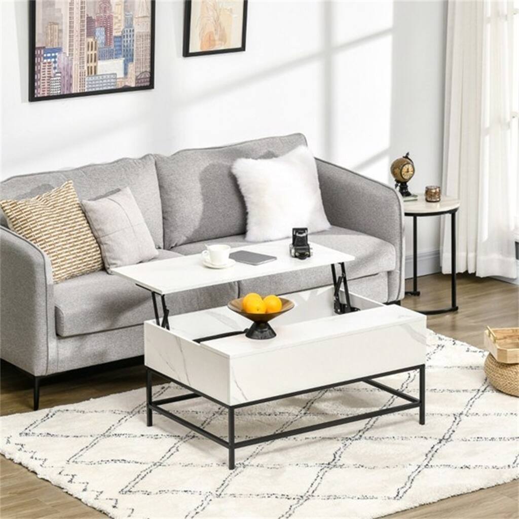 White Top Coffee Table
