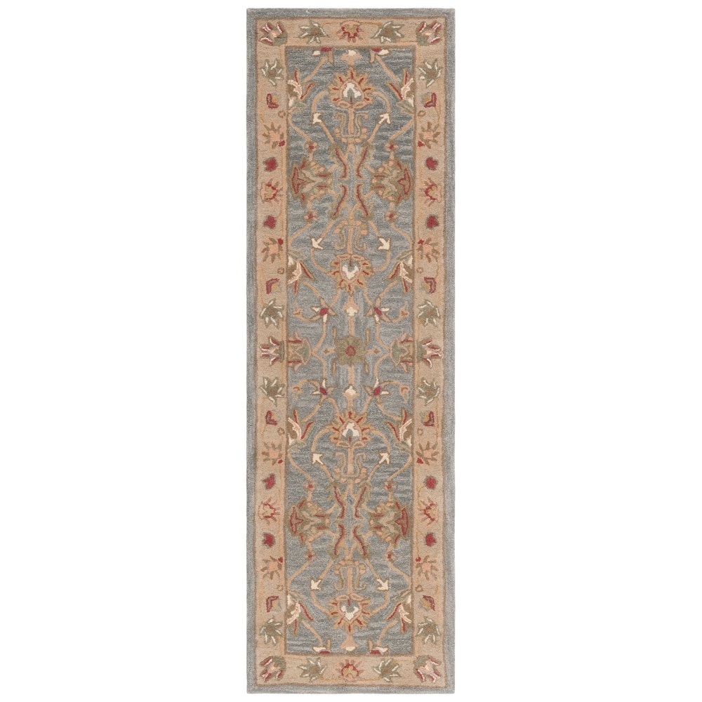 SAFAVIEH Handmade Heritage Kimono Traditional Oriental Wool Rug