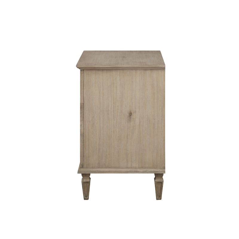 Madison Park Signature VIctoria One-Drawer Wood Nightstand with Shelf