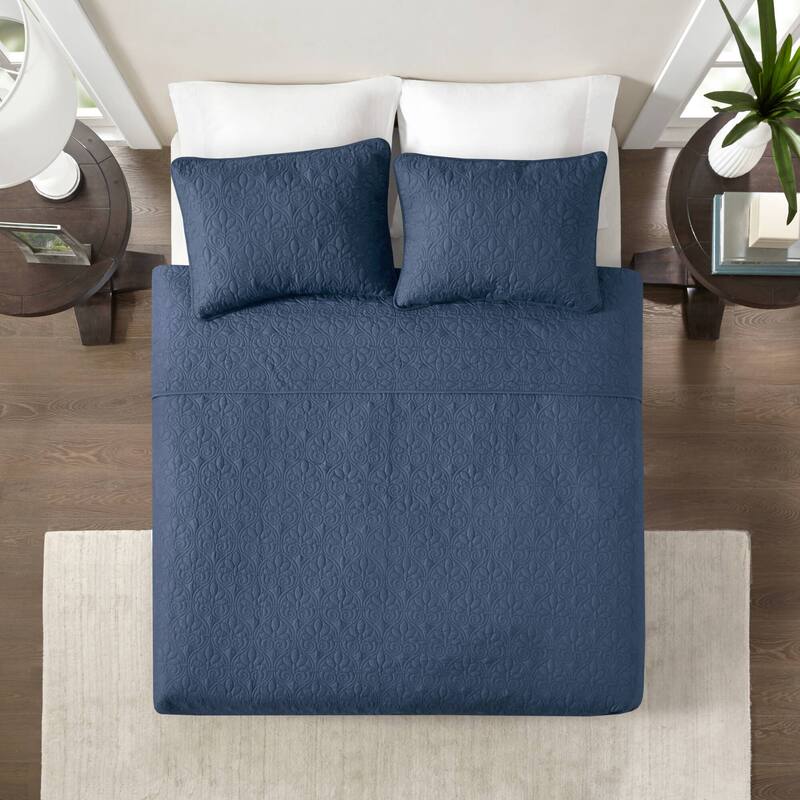 Madison Park Mansfield Reversible Quilt Set