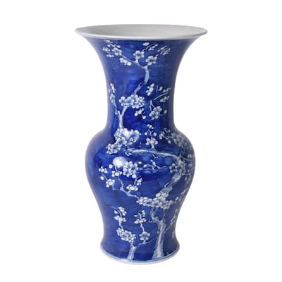 Plum Blossom Wide Mouth Table Vase