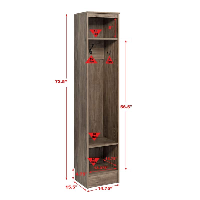 Prepac Narrow Entryway Organizer