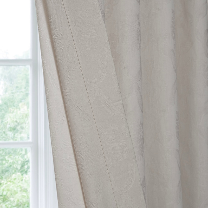Exclusive Fabrics Geometric Cotton Craft Rod Pocket Sheer Curtains For Bedroom & Living Room Curtains Pair (2 Panels)