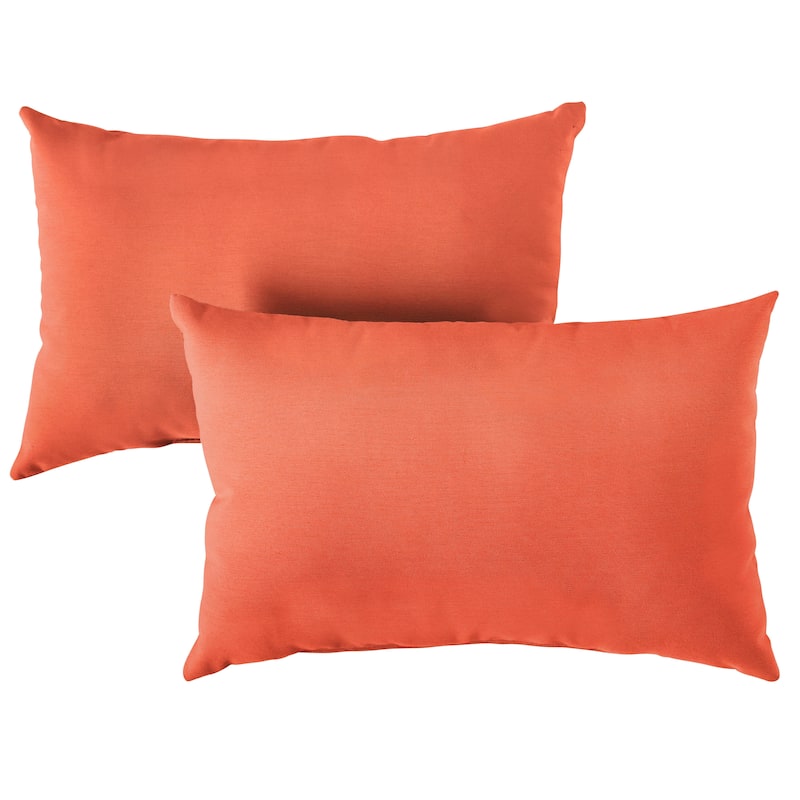 Coral Indoor/ Outdoor Pillow Set