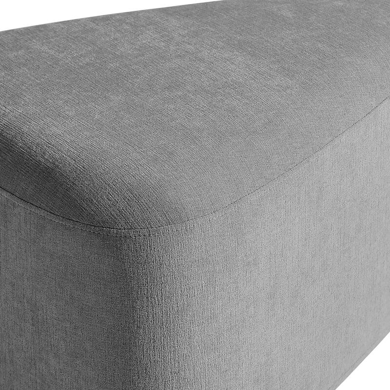 26" Footstools and Ottomans, Modern Fabric Pouf Ottoman