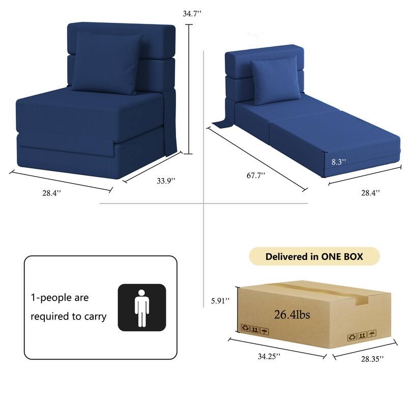 Convertible Compression Corduroy Sectional Sofa (Set of 4)