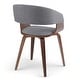 preview thumbnail 36 of 100, WYNDENHALL Calinda Mid Century Modern Bentwood Single Dining Chair - 20.5"w x 21.7"d x 30.9"h