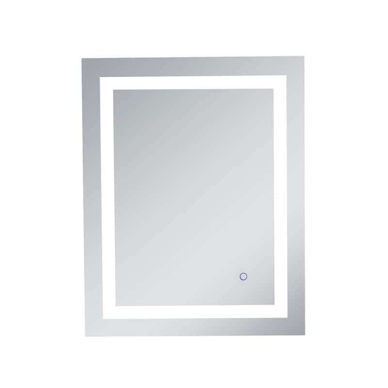 Avalon 24" x 30" Hardwired LED mirror - Silver