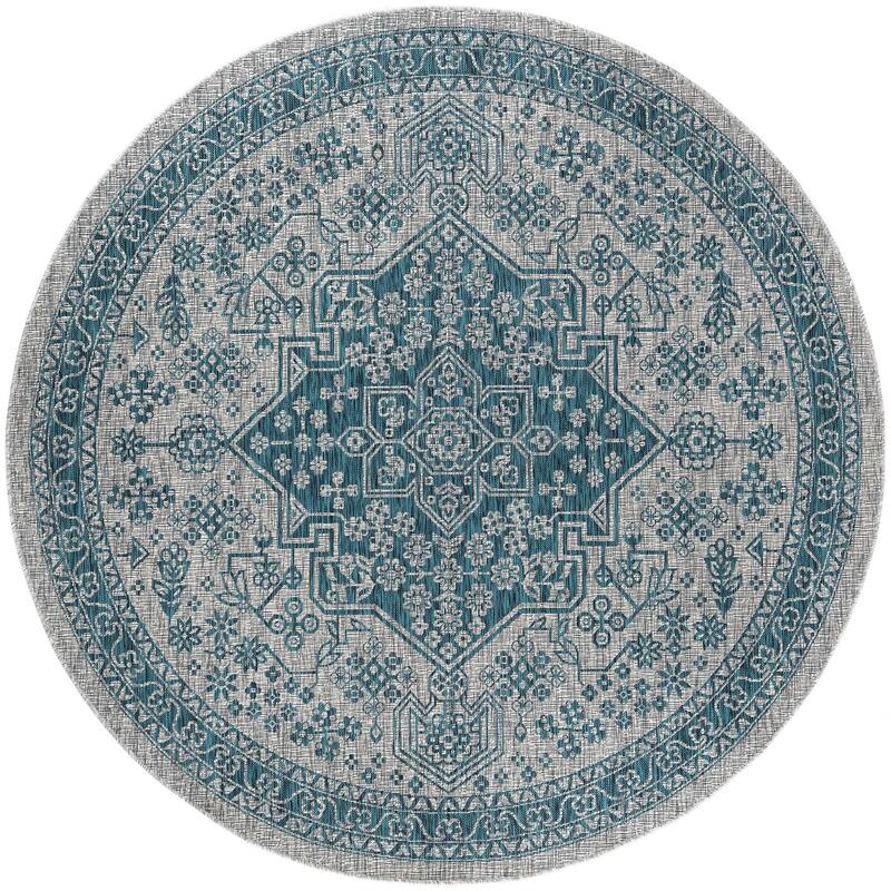 Colonnade Traditional Medallion Indoor/Outdoor Area Rug