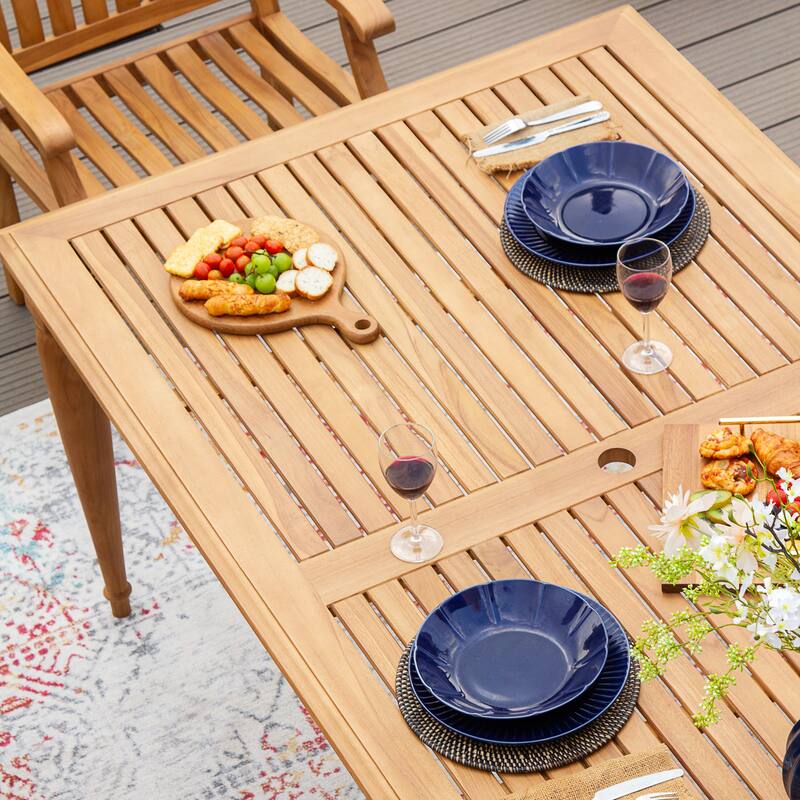 Cambridge Casual Ventura 5-piece Teak Outdoor Dining Set