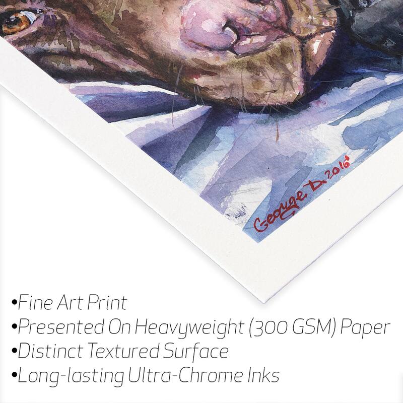 Labs Fine Art Paper Print by George Dyachenko - Multi - 24x24