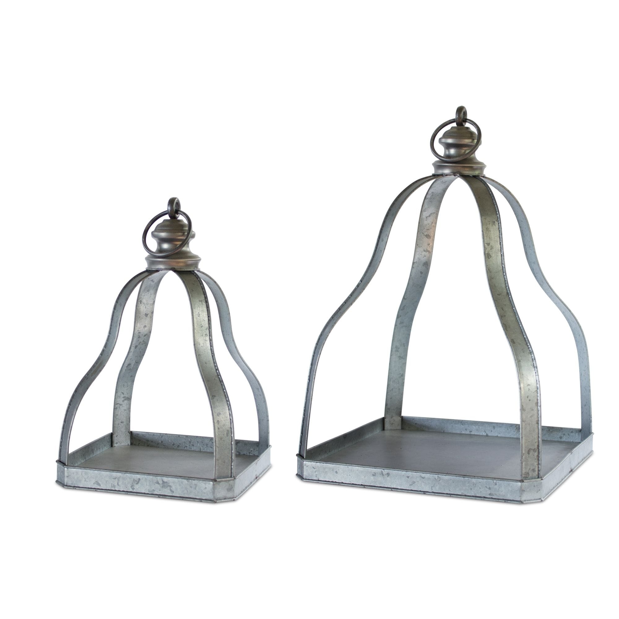 https://ak1.ostkcdn.com/images/products/is/images/direct/f6d480533e1464ade146145f92c6022f97b6d5ac/Set-of-2-Gray-and-Black-Galvanized-Hanging-Open-Lantern-20%22.jpg