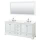 Option White, Chrome Trim, Giotto Quartz Top