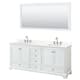 Option White, Chrome Trim, Giotto Quartz Top