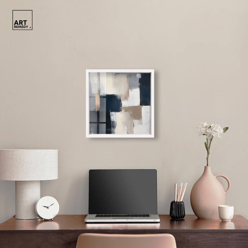 Blue Mood Depth III Shadowbox by Art Remedy