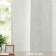 preview thumbnail 35 of 58, DriftAway Pinch Pleat Linen Textured Semi Sheer Solid Curtains Back Tabs